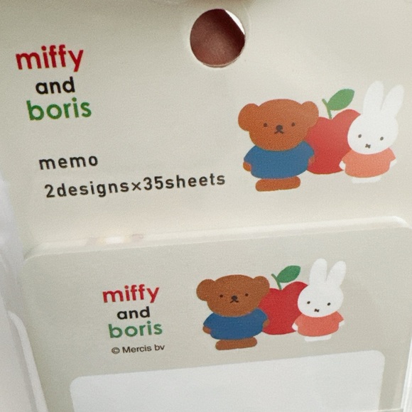 Miffy and Boris sticky notes / memo pad / post-it. Licensed! - Picture 3 of 4